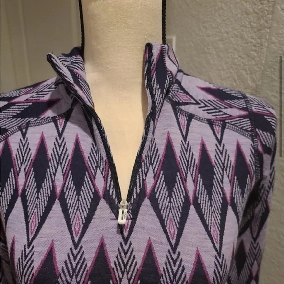 SMARTWOOL 250 Merino 1/4 zip baselayer - size XS - Picture 5 of 6